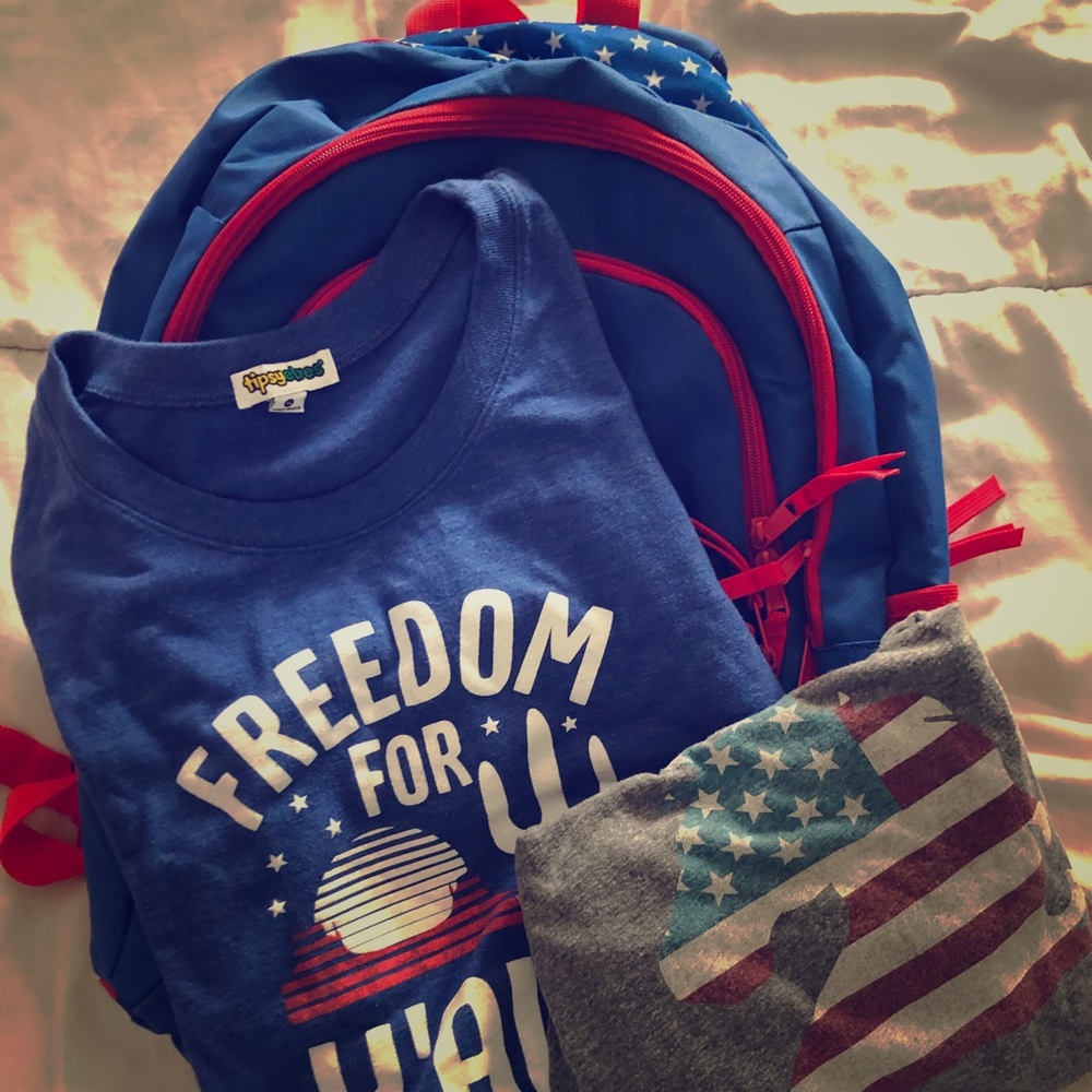 Tipsy elves Americana bundle, xl summer shirts